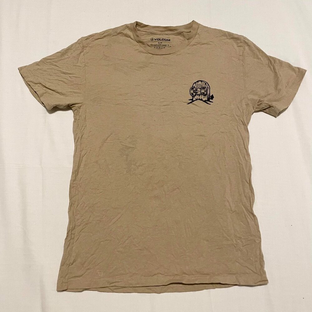 Volcom Tshirt Livin Till Death Womens Size Small Shirt Volcom Stone